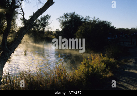 Il South Australia Dalhousie Hot Springs Foto Stock