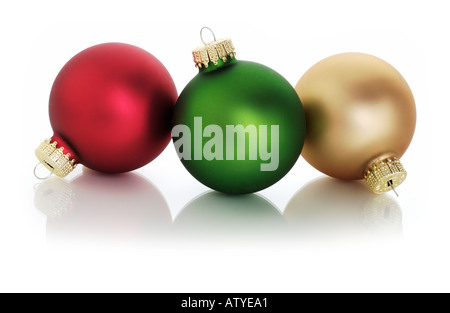 Addobbi natale Foto Stock