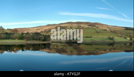 Derwent serbatoio alta Valle Parco Nazionale di Peak District Inghilterra UK Regno Unito GB Gran Bretagna UE Unione europea EUROPA Foto Stock