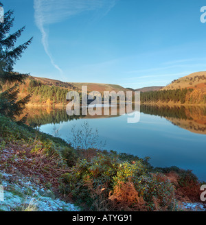 Derwent serbatoio alta Valle Parco Nazionale di Peak District Inghilterra UK Regno Unito GB Gran Bretagna UE Unione europea EUROPA Foto Stock