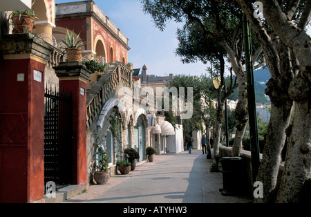 Villa Pompeiana Capri Campania Italia Foto Stock