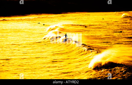 Navigazione a Harlyn Bay vicino a Padstow Cornwall Regno Unito Foto Stock