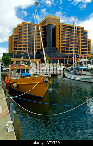 Grand Chancellor Hotel sul lungomare di Hobart Tasmania Australia Foto Stock