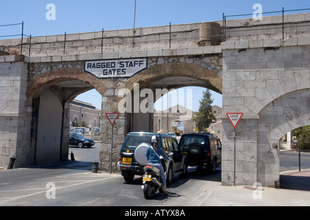 Ragged Staff Gates Gibilterra Foto Stock