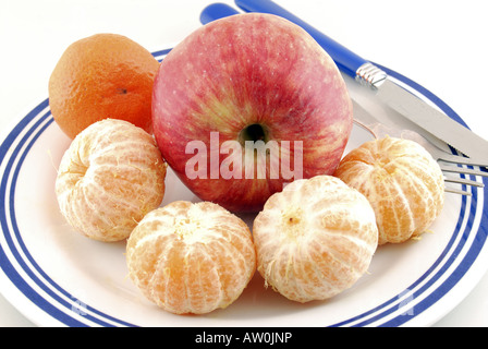 Apple e pronto clementina dal Libano Foto Stock