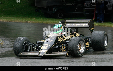 1985 Lotus Renault 97T a Goodwood Festival della velocità, Sussex, Regno Unito. Foto Stock