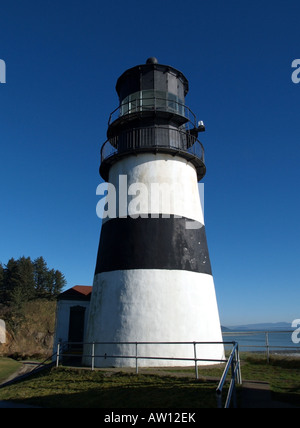 Immagine di stock di Cape delusione Lighthouse vicino a Illwaco Washington STATI UNITI D'AMERICA Foto Stock