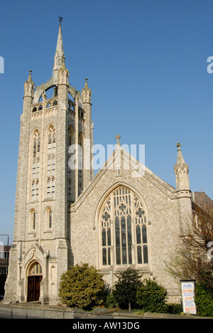 Trinità Regno riformata Chiesa Metodista (1907), Cheam Road, Sutton Surrey, Inghilterra Foto Stock