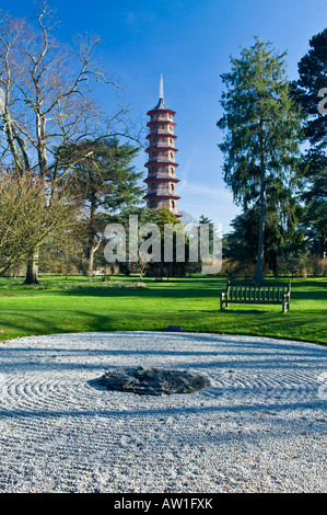 La Pagoda di Kew Gardens Greater London Inghilterra England Regno Unito Foto Stock