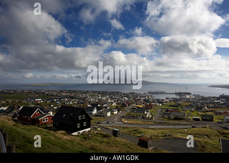 Thorshavn, Isole Faerøer Foto Stock