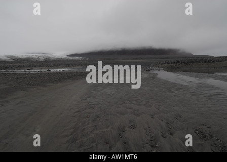 Sermilik Sirmilik Glacier National Park isola Bylot Pond ingresso Isola Baffin alta Canada Artico remoti isolati escursione turistica hi Foto Stock