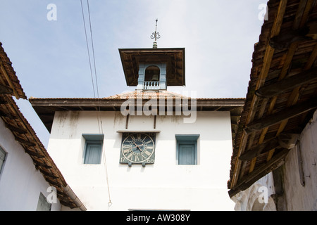 Sinagoga Pardesi, noto anche come sinagoga Paradesi, Sinagoga Lane, ebreo Town, Cochin, Kerala, India Foto Stock