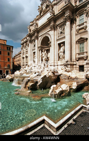 Fontana di Trevi Roma Foto Stock
