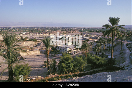 Una vista di Gerico in Cisgiordania in Israele lungo il fiume Giordano Foto Stock