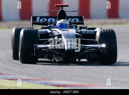 Nico Rosberg GER in Toyota Williams FW30 racecar durante la Formula 1 sessioni di prove sul Circuito de Catalunya Foto Stock