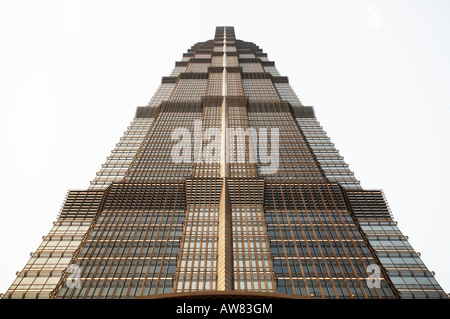 La Torre di Jin Mao di Shanghai nella Repubblica popolare cinese Repubblica popolare cinese centro jinmao Foto Stock