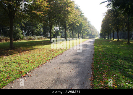 Paese privato road Foto Stock