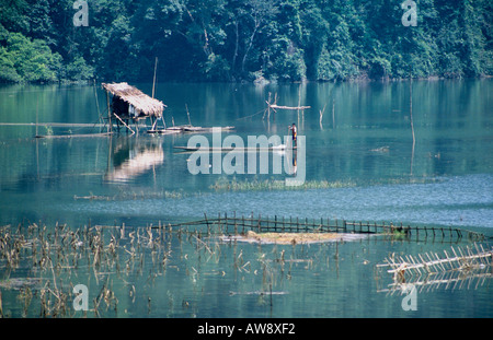 Ba Bé Lago, Vietnam Foto Stock