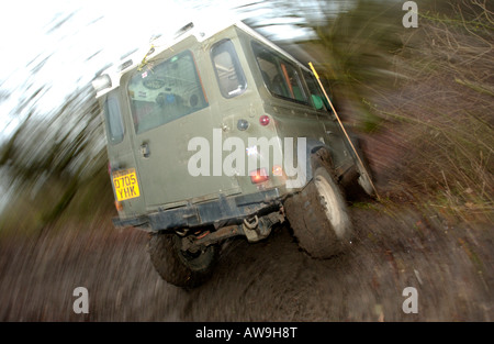 Land Rover prove concorrenza Essex Dicembre 2002 Foto Stock