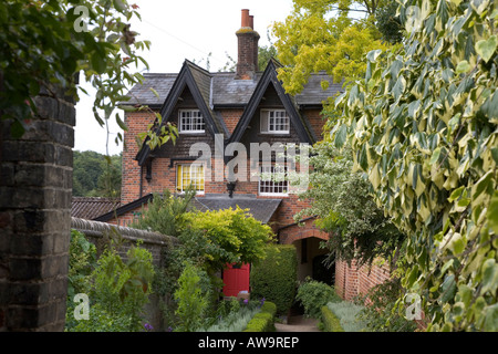 Bridge End giardini pubblici nel villaggio di Saffron Walden, Essex, Inghilterra meridionale, Luglio 2007 waldon Foto Stock