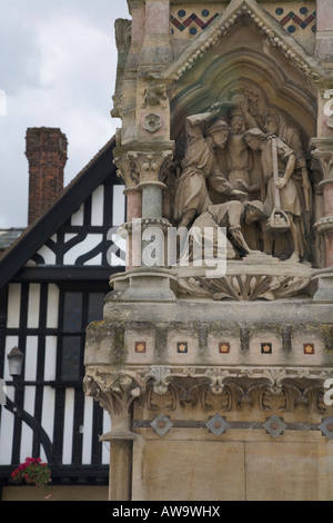 Villaggio di Saffron Walden, Essex, Inghilterra meridionale, Luglio 2007 waldon Foto Stock