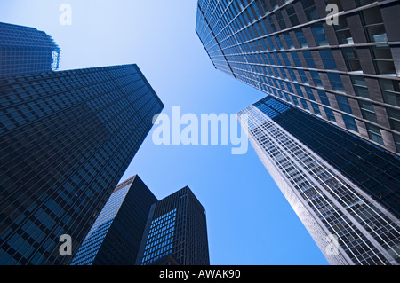 Grattacieli di New York NY Foto Stock