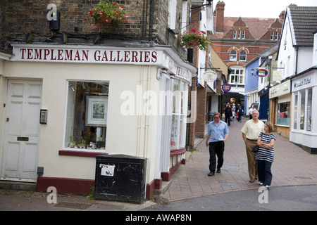 Villaggio di Saffron Walden, Essex, Inghilterra meridionale, Luglio 2007 waldon Foto Stock