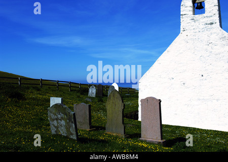 Chiesa Mwnt, Cardigan in Galles Foto Stock