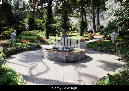 Giardini di Augusto sull'Isola di Capri, Italia. Foto Stock