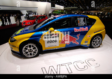 Un rally car esposti al Mondiale di Parigi esposizione automatica Foto Stock