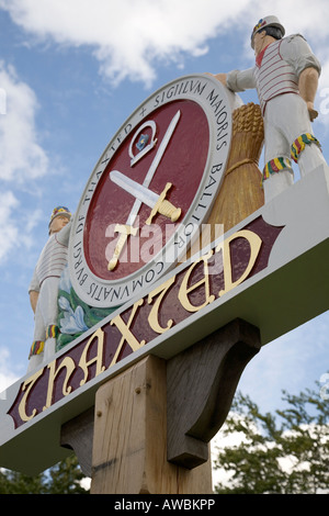 Villaggio di Thaxted in Essex, Inghilterra meridionale, Luglio 2007 Foto Stock