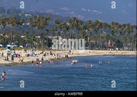 Le spiagge di Santa Barbara, California, Stati Uniti d'America Foto Stock