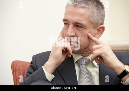 Ritratto di imprenditore Foto Stock