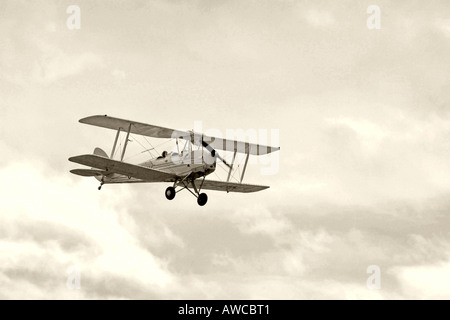 British De Havilland Tiger Moth Bi piano dal 1930s Foto Stock