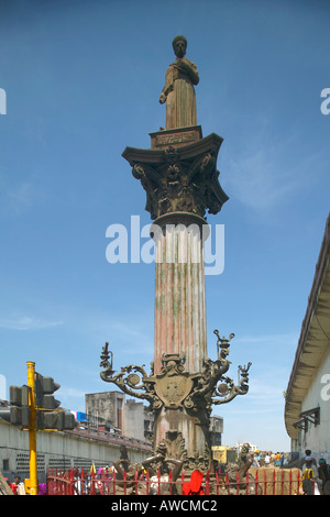 Manockjee Cursetjee statua ora Khada Parsi Bombay Mumbai India Maharashtra Foto Stock