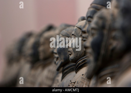 Guerrieri di Terracotta (repliche), Bad Kissingen, Baviera, Germania, Europa Foto Stock