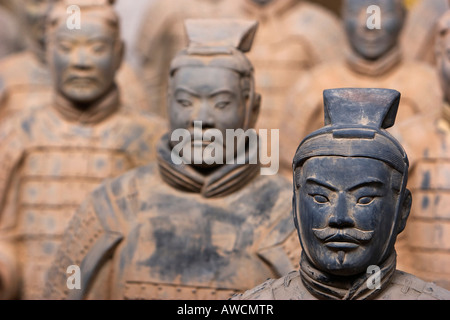 Guerrieri di Terracotta, riproduzioni Foto Stock