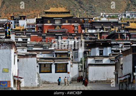 Palcho monastero o Pelkor contese o Shekar, Gyantse, Tibet Foto Stock