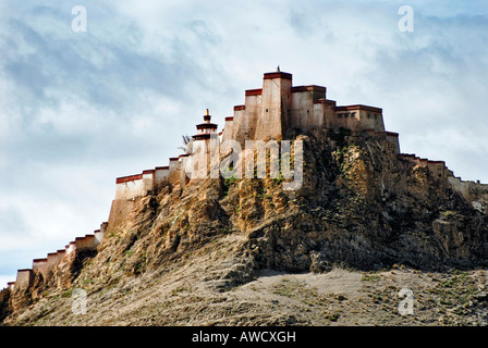 Fortezza Dzong, Gyantse, Tibet Foto Stock