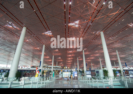 Tre Terminal aeroporto di Pechino Foto Stock