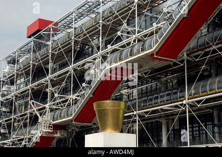 Centro Georges Pompidou di Parigi, Francia, Europa Foto Stock