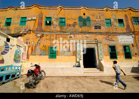 Fabbrica di alabastro vicino a Luxor, Egitto, Africa Foto Stock