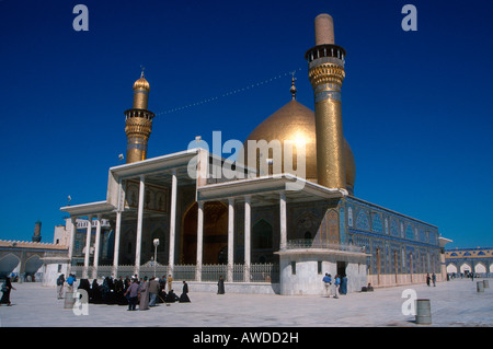 Cupola della moschea Al-Askari (Askariyya Moschea) prima della sua distruzione nel 2006 bombardamenti, Samarra in Iraq, Medio Oriente Foto Stock