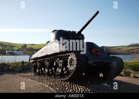 Durante la seconda guerra mondiale serbatoio americano Foto Stock