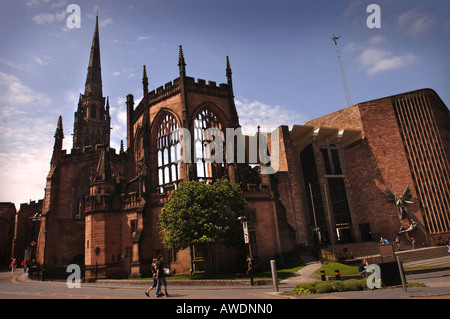 COVENTRY CATHEDRAL chiesa di St Michaels REGNO UNITO Foto Stock