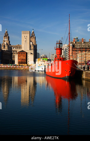 Inscatolando Dock Liverpool Merseyside England Foto Stock