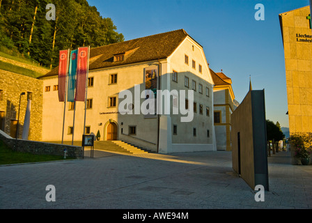 Liechtensteinisches Landesmuseum (museo del Liechtenstein), Vaduz, Liechtenstein, Europa Foto Stock