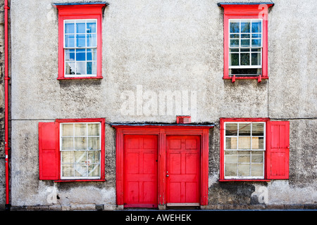 Case in Longwall Street, Oxford, England, Regno Unito Foto Stock