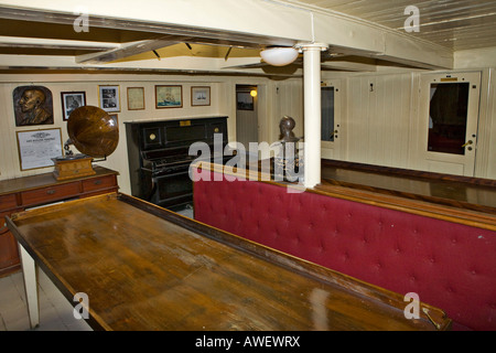 Cabina a bordo della nave Fram al museo Fram sulla penisola di Bygdøy, Oslo, Norvegia, Scandinavia, Europa Foto Stock