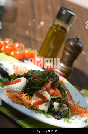 Insalata greca. ''Tou Kipouroy'' insalata significato ''Il giardiniere Insalata dell''. . Foto Stock